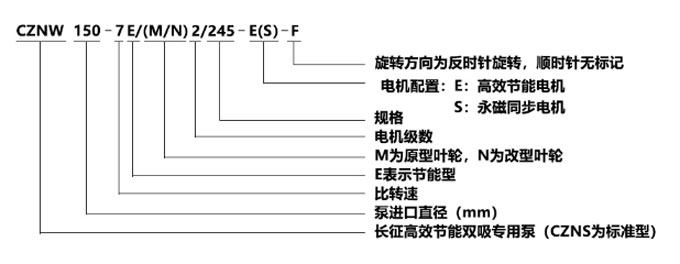 節能中開雙吸泵型號意義-1